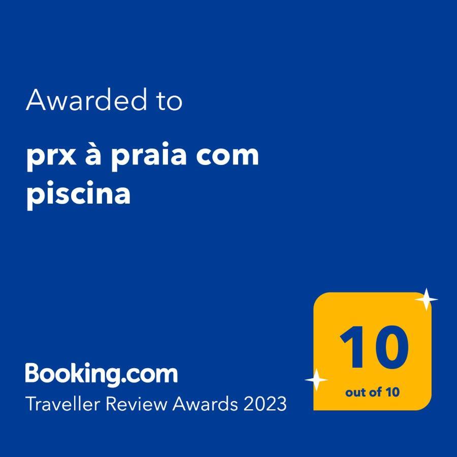 Prx A Praia Com Piscina Монгагуа Экстерьер фото